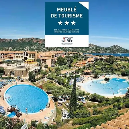 Cap Esterel, Quartier Belvedere 2p Meuble Tourisme 3 Etoiles Climatise Rez-de-jardin, Vue Mer, Wifi, Piscine Et Parking Inclus *